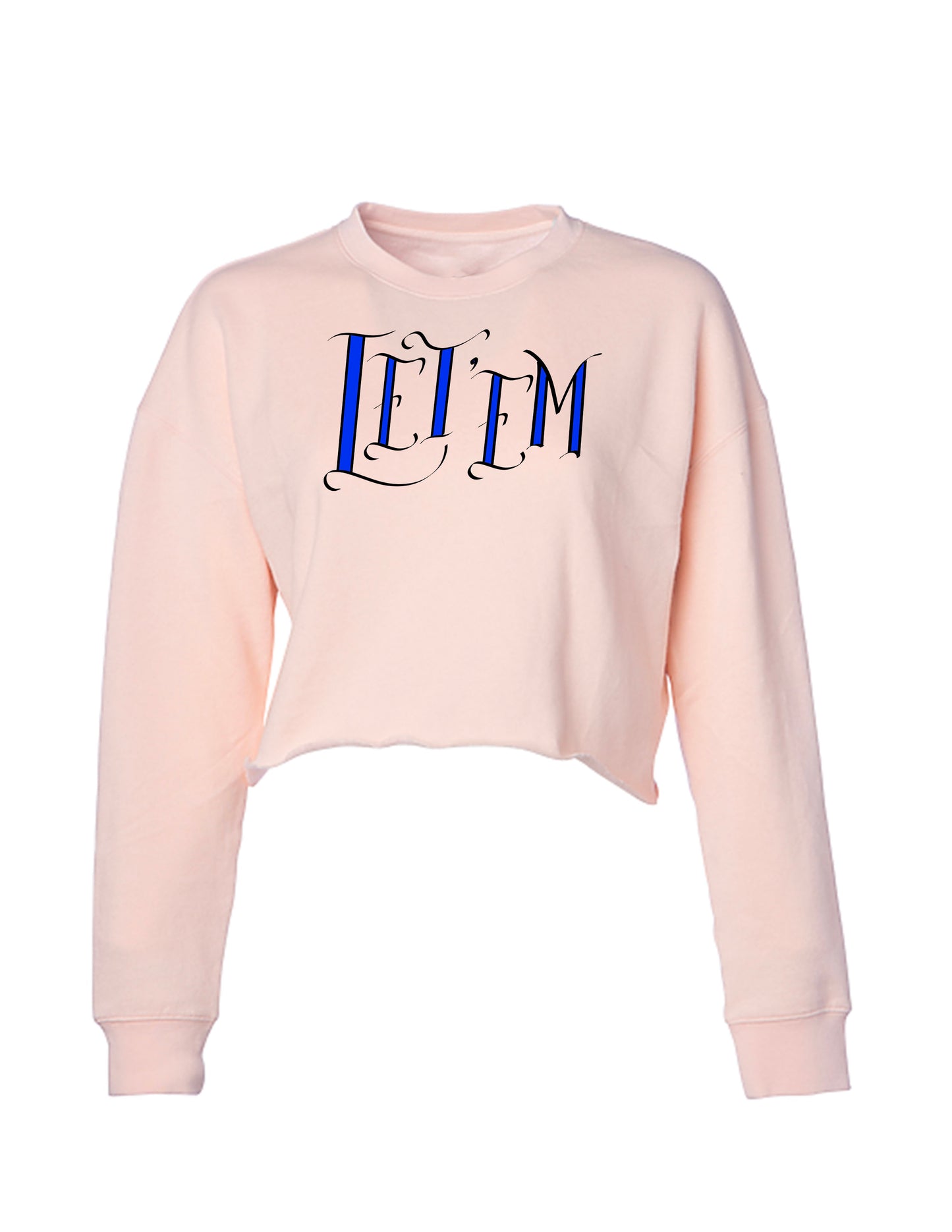 LET'EM Blush Crop Long Sleeve