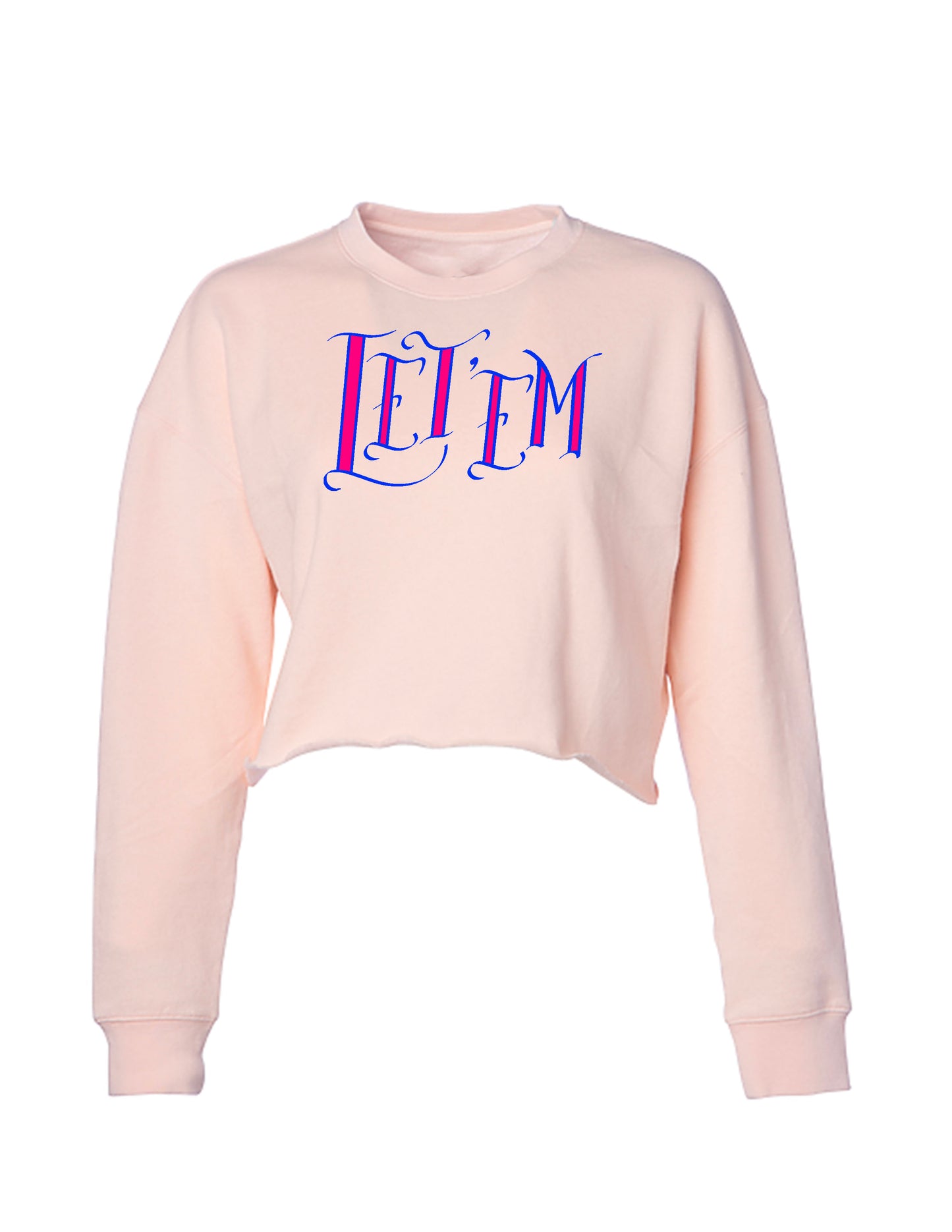 LET'EM Blush Crop Long Sleeve