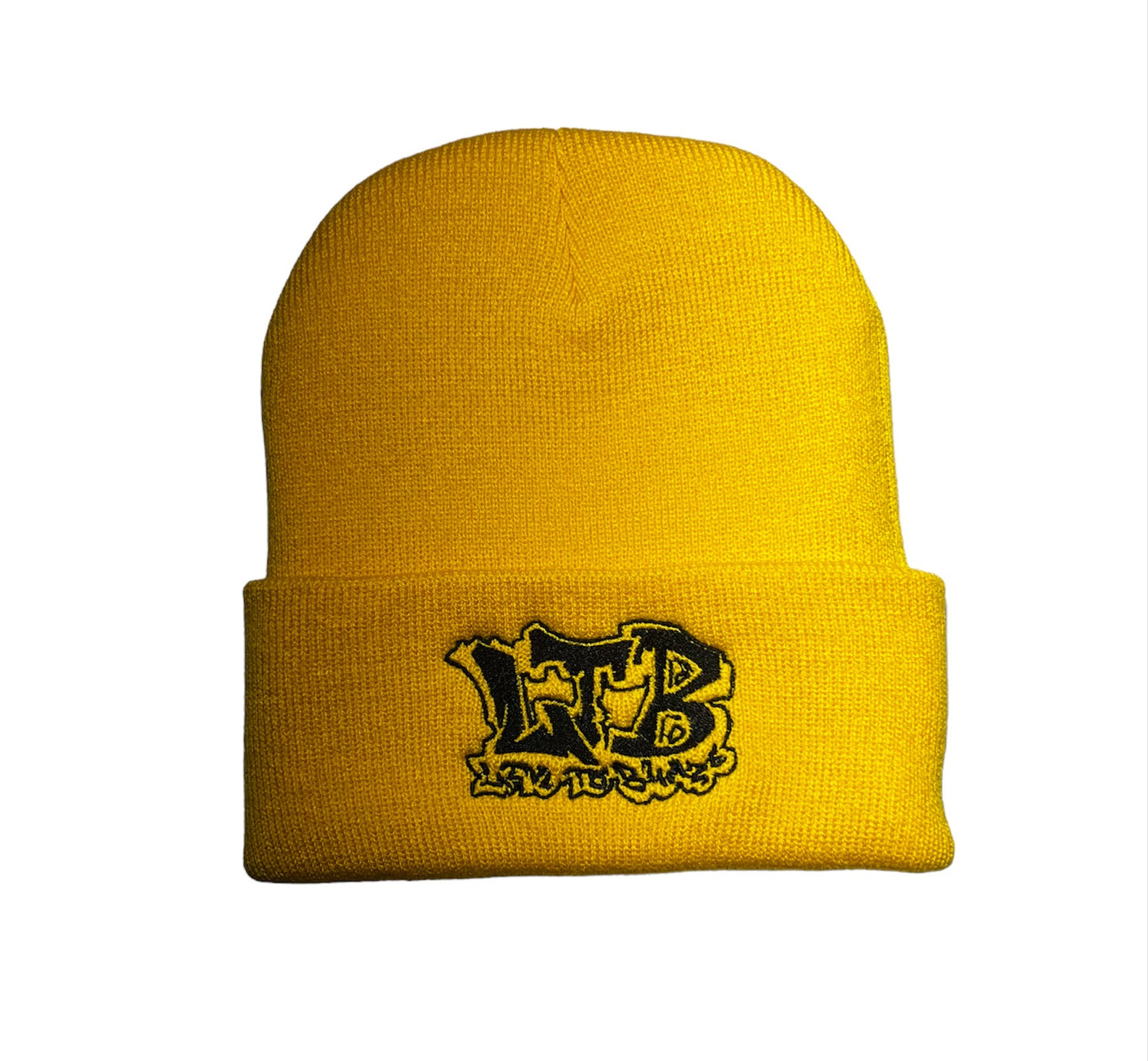 Yellow & Black Beanie
