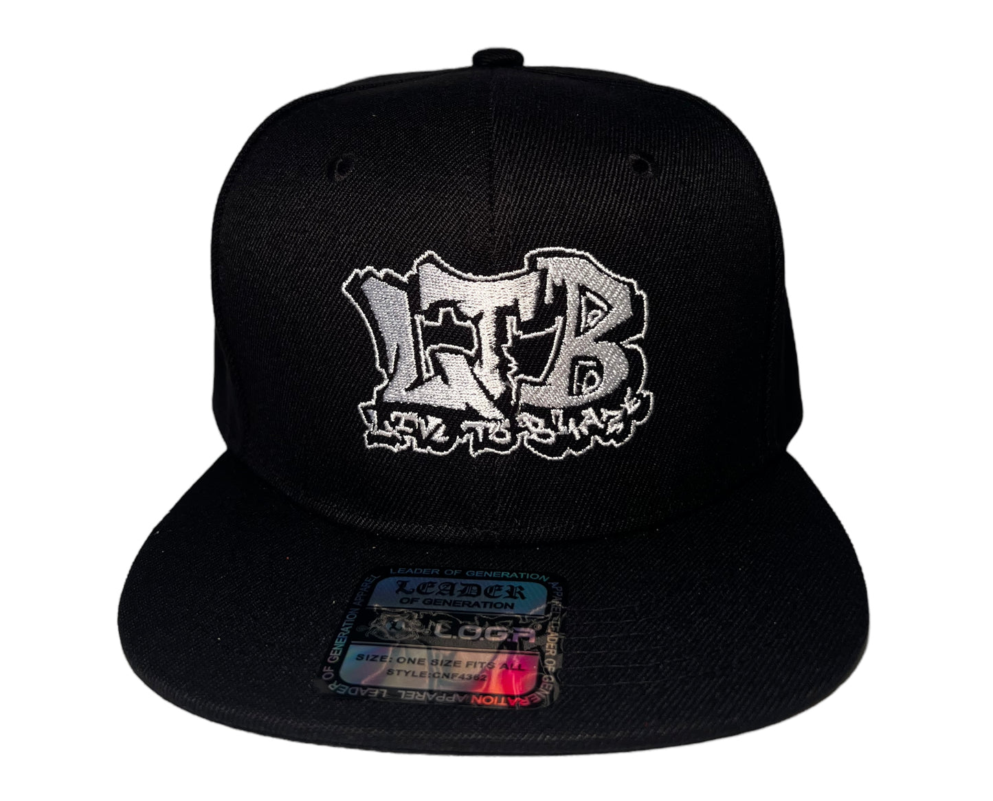 LTB OG SNAPBACK HAT BLACK & WHITE