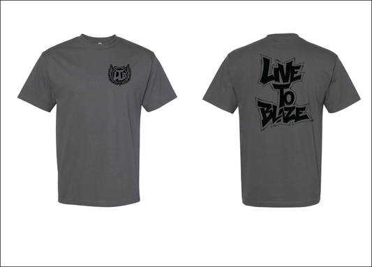 MENS 2ND EDITION LIVE TO BLAZE DARK GREY