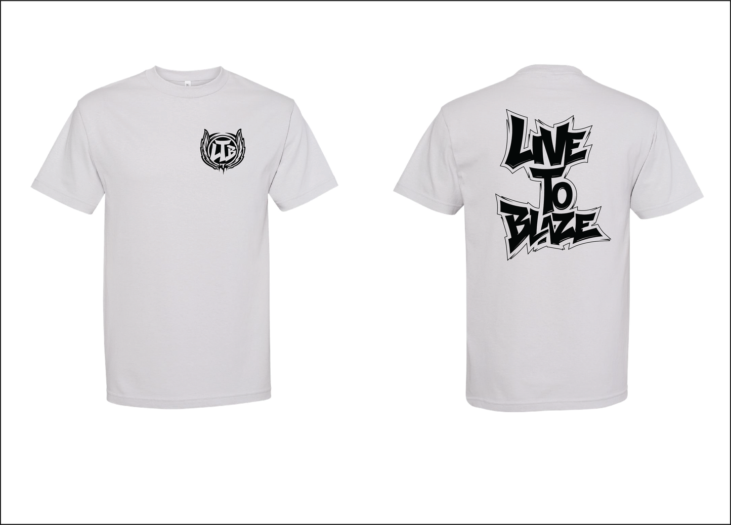 MENS 2ND EDITION LIVE TO BLAZE LIGHT GREY & BLACK