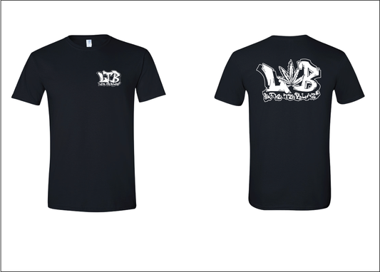 Mens OG LTB White Weed Logo
