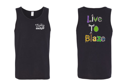 Mens Tank Top OG Live To Blaze