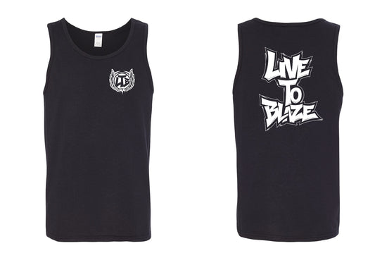 Mens Tank Top 2nd Edition Live To Blaze