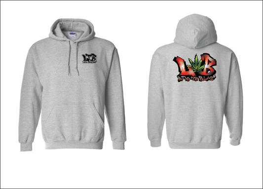 HOODIE OG LTB RED WEED LOGO