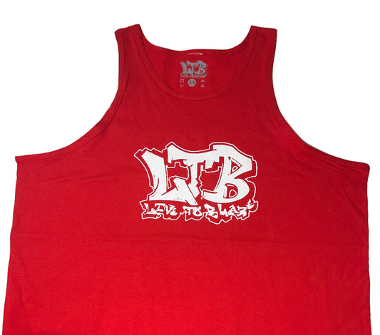 MENS TANK TOP OG LTB RED & WHITE