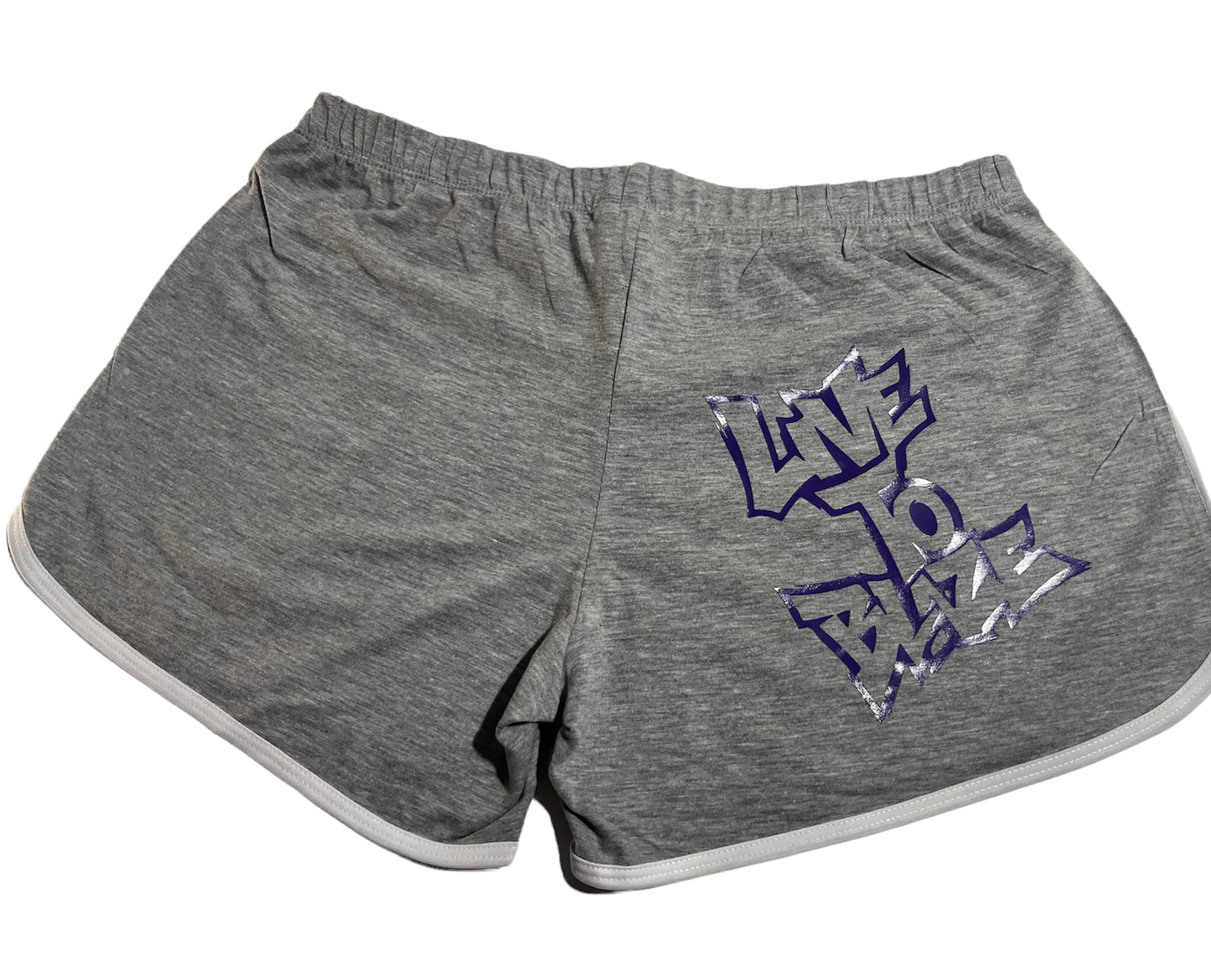 WOMAN BOOTY SHORTS 2nd EDITION LTB GREY & PURPLE