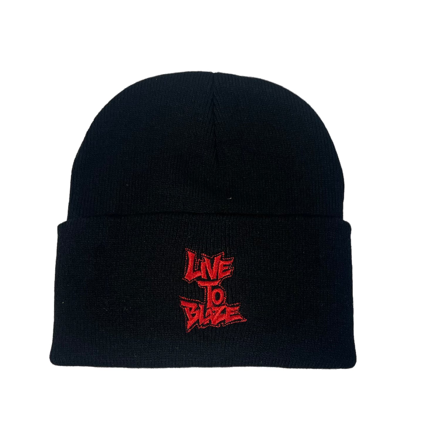 LTB 2nd Edition Long Beanie Black & Red