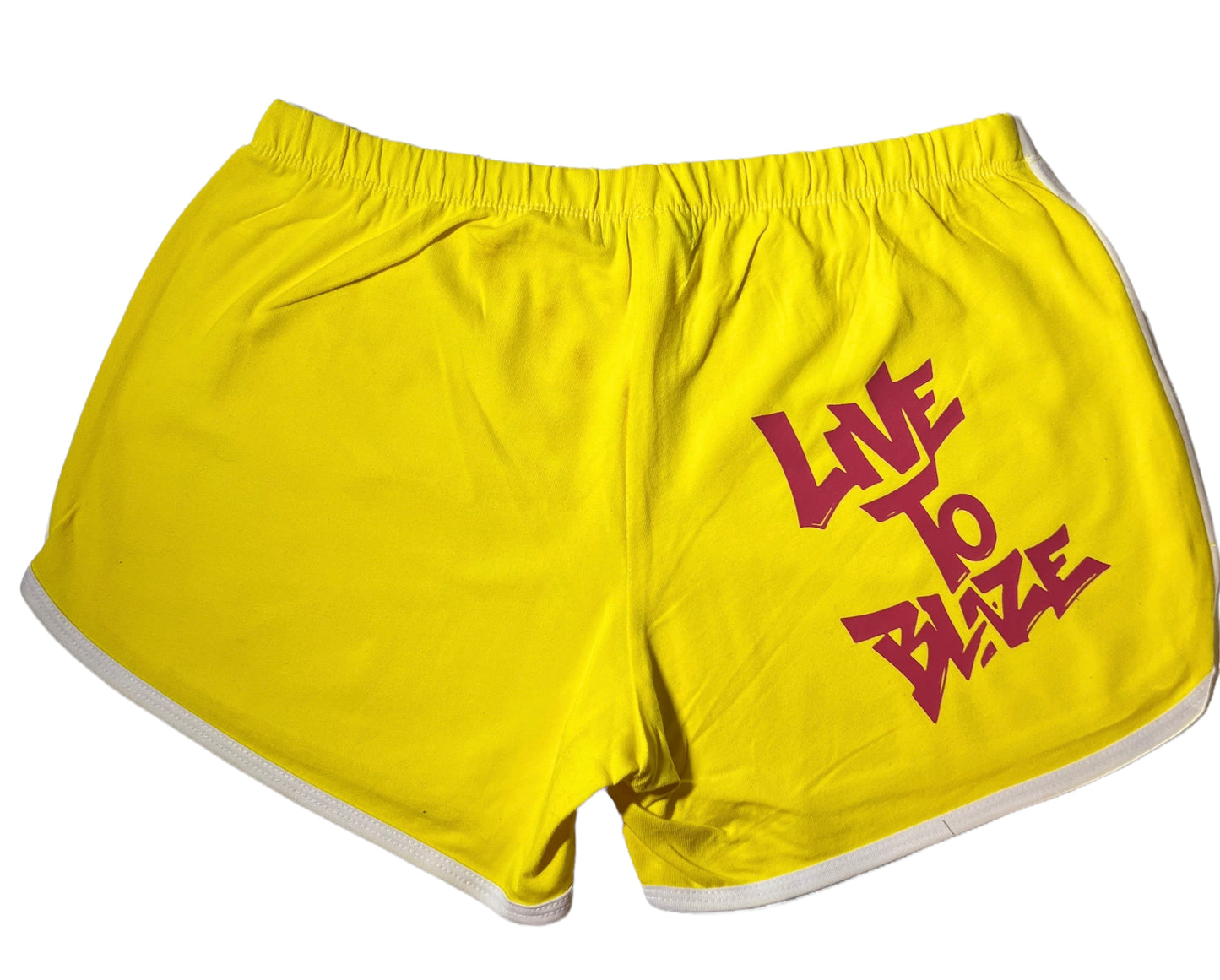WOMAN BOOTY SHORTS 2nd EDITION LTB YELLOW & DARK PINK