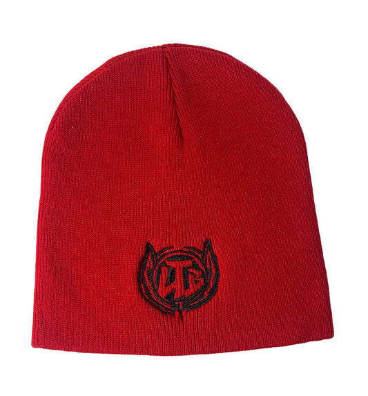 LTB 2nd Edition Short Beanie Red & Black Logo
