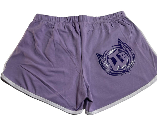 WOMAN BOOTY SHORTS 2nd EDITION LTB PURPLE & DARK PURPLE