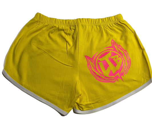 WOMAN BOOTY SHORTS 2nd EDITION LTB YELLOW & PINK